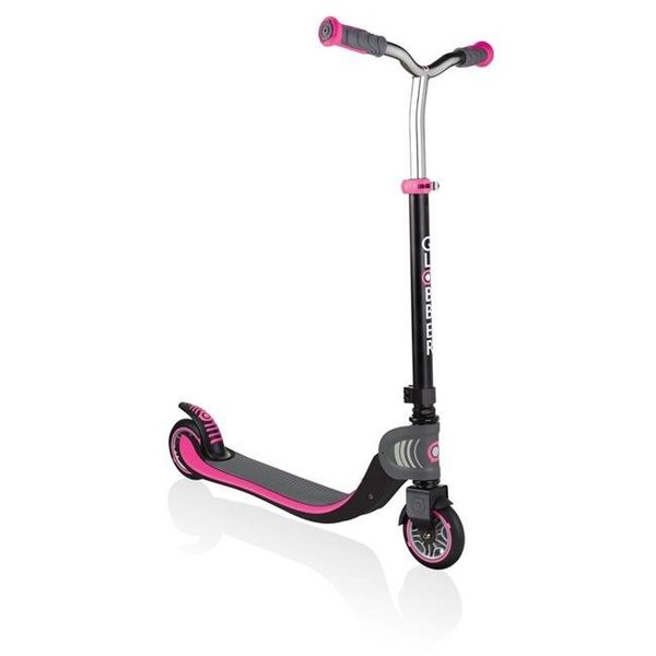 Globber Globber 473-114 128 Flow Foldable Scooter; Black & Pink 473-114